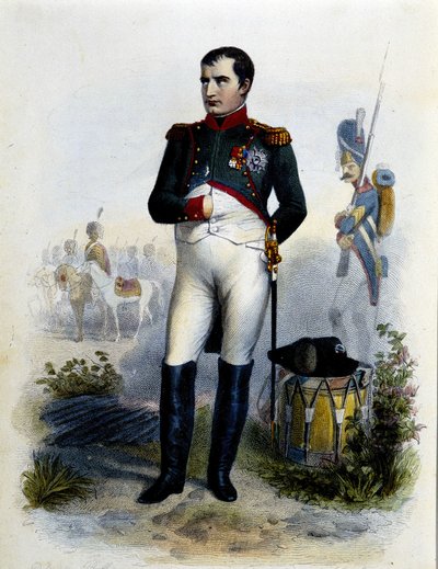 Porträt von Napoleon I. (Gravur) von Unknown artist