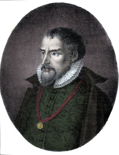 Porträt von Roland de Lassus (Orlandus oder Orlando di Lasso, circa 1531-1594), franko-flämischer Komponist von Unknown artist