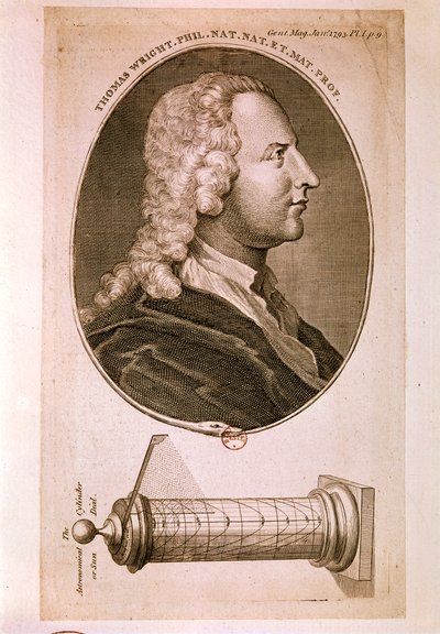 Porträt von Thomas Wright von Unknown artist