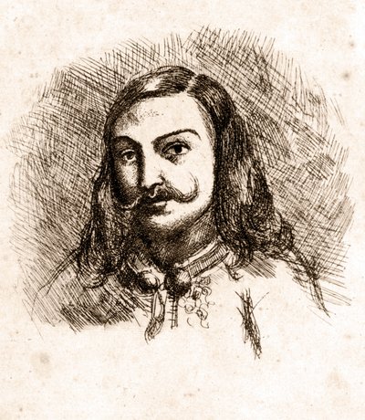 Porträt von Théophile Gautier von Unknown artist
