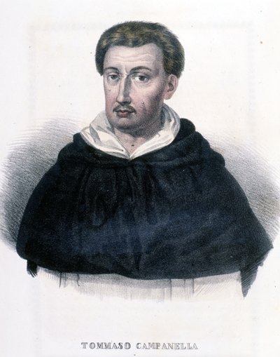 Porträt von Tommaso Campanella (1568-1639), italienischer Philosoph von Unknown artist
