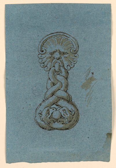 Entwurf für einen Türklopfer von Unknown artist