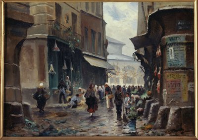 Rue Pirouette, circa 1880, heutiges 1. Arrondissement, zwischen 1875 und 1885 von Unknown artist
