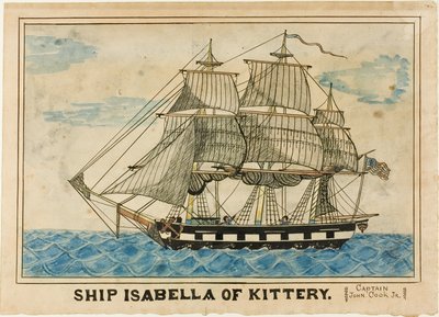 Schiff Isabella von Kittery von Unknown artist