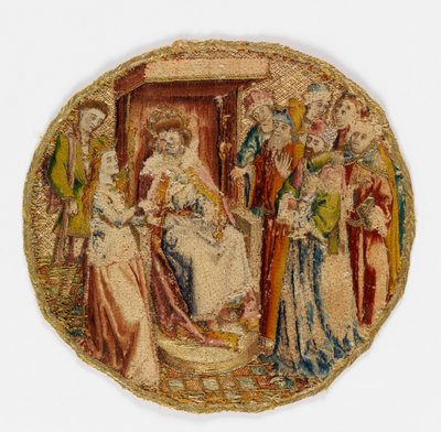 St. Katharina verwirrt Gelehrte vor Kaiser Maxentius von Unknown artist