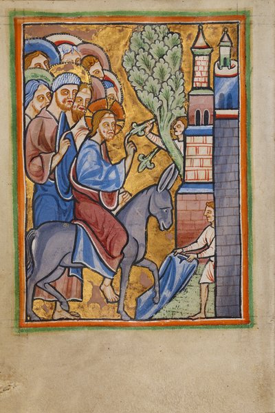 Der Einzug in Jerusalem von Unknown artist