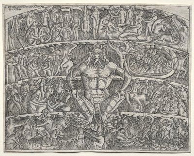 Die Hölle nach Dante, nach dem Fresko im Campo Santo in Pisa von Unknown artist