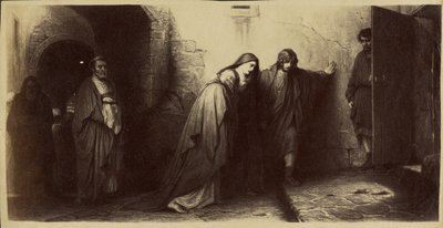 Die Rückkehr von Golgatha von Paul Delaroche von Unknown artist