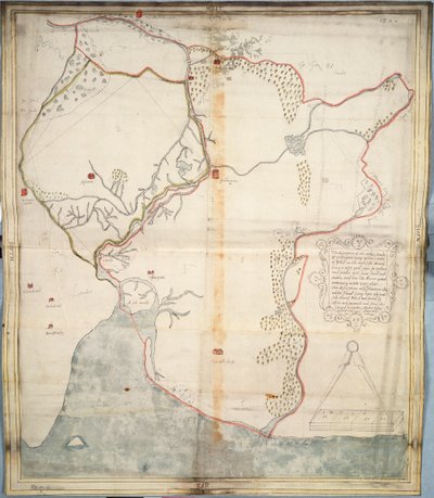 Die Beschreibung der Burg und Ländereien von Insbeguin, die innerhalb von 3 Meilen von Yohall auf der Westseite davon liegen von Unknown artist