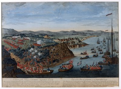 Ansicht der Einnahme von Quebec von Unknown artist