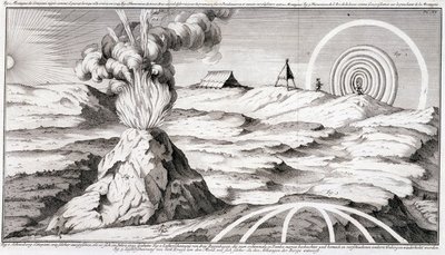 Vulkan auf dem Berg Cotopaxi von Unknown artist