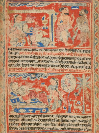 Vasanta Vilasa (ein Gedicht über den Frühling) (Detail) von Unknown artist
