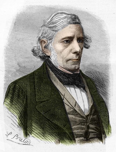 Porträt von Victor Cousin. Französischer Philosoph (1792 bis 1867). von Unknown artist