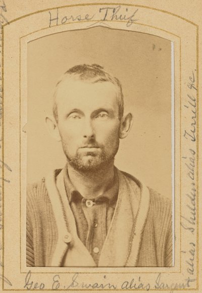 George E. Swain alias Sargeant, Pferdedieb von Unknown artist/maker