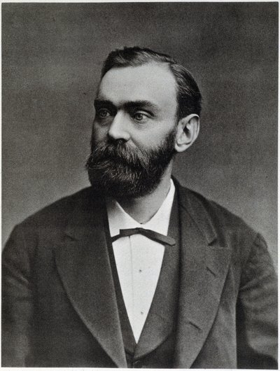 Alfred Nobel im Alter von 50 - Fotografie von Unknown photographer