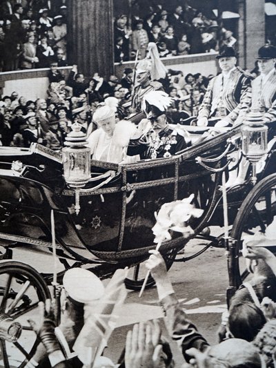 König Georg V. und Mary von Teck von Unknown photographer