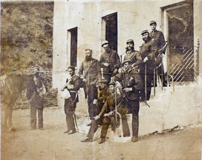 Offiziere des 99. Regiments von Unknown photographer