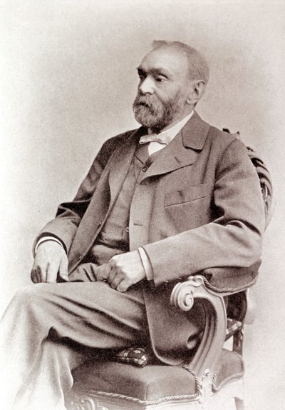 Porträt von Alfred Nobel. Fotografie. 19. Jahrhundert von Unknown photographer