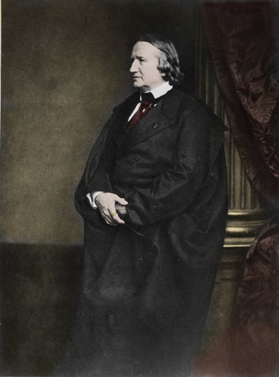Porträt von Alfred de Vigny (Alfred Victor, Graf von Vigny) von Unknown photographer