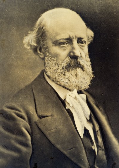 Porträt von Eugene Viollet-le-Duc (Viollet le Duc) (1814-1879). späte 19. Jahrhundert. von Unknown photographer