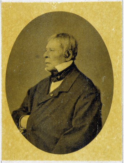 Porträt von Jean Auguste Dominique Ingres (1780 - 1867) im Jahr 1841 von Unknown photographer