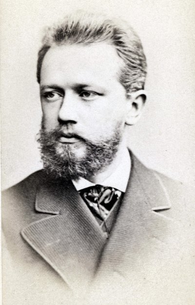 Porträt von Piotr oder Petr Iljitsch Tschaikowski von Unknown photographer