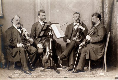 Porträt der Mitglieder des Joachim-Quartetts, ca. 1900 von Unknown photographer