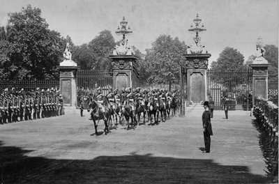 Diamantjubiläumsprozession von Königin Victoria, 22. Juni 1897 (s/w Foto) von Unknown photographer