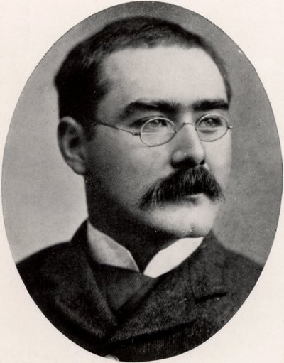 Rudyard Kipling (1865-1936) englischer Journalist, Romanautor und Dichter von Unknown photographer