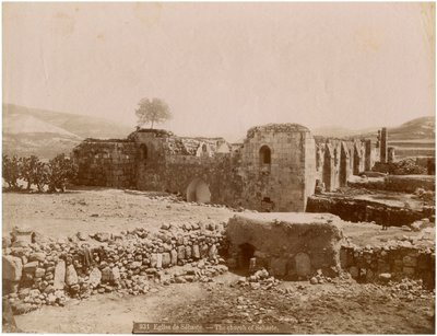 Ruinen der Kirche der Heiligen Vierzig Märtyrer, Sebaste (Sivas), Türkei, ca. 1890 von Unknown photographer