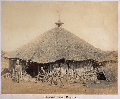 Theodors Grab, Magdala, Abessinien von Unknown photographer