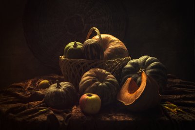 Herbstliches Ernte-Stillleben von UstinaGreen