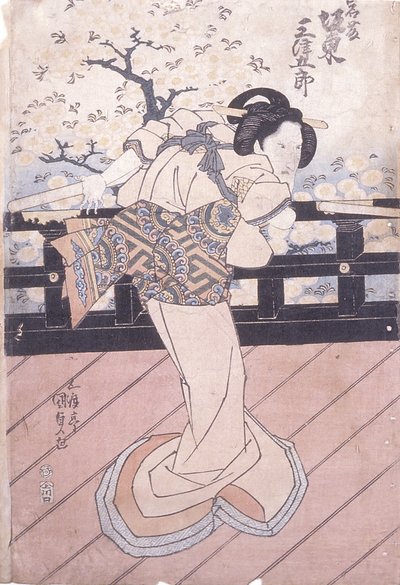 Bandō Mitsugorō als Iwafuji von Utagawa (1786 1865) Kunisada