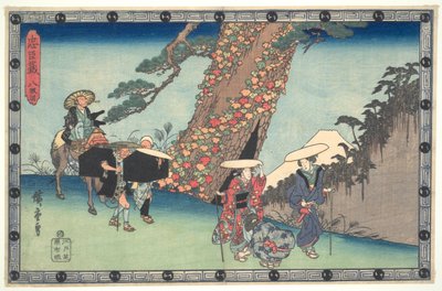 Akt VIII aus der Serie „Der treue Bund der siebenundvierzig Rōnin“ von Utagawa Hiroshige