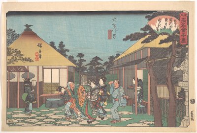 Daisenji Mae (Tagawaya) von Utagawa Hiroshige