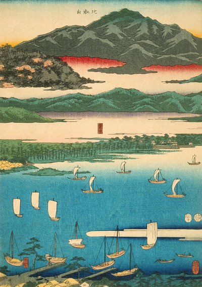 Acht Ansichten von Ōmi von Utagawa Hiroshige