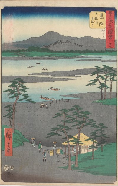 Berühmte Ansichten der dreiundfünfzig Stationen von Utagawa Hiroshige