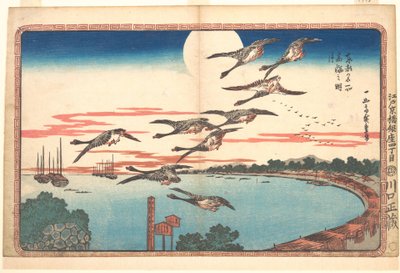 Vollmond in Takanawa von Utagawa Hiroshige