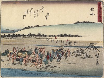 Kanaya, 1837-1844 von Utagawa Hiroshige