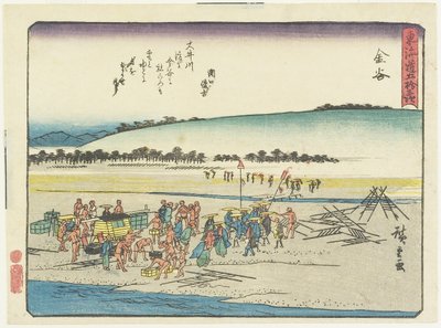 Kanaya, 1837-1844 von Utagawa Hiroshige