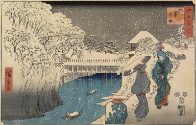 Ochanomizu, November 1853 von Utagawa Hiroshige