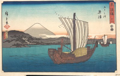 Okitsu von Utagawa Hiroshige