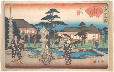 Das Daikokuya in Mukojima von Utagawa Hiroshige