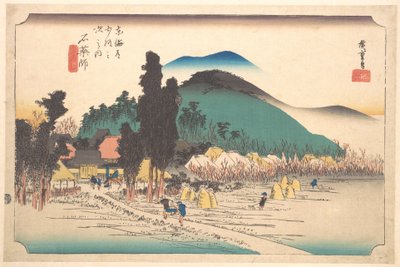 Der Ishiyakushi-Tempel in Ishiyakushi von Utagawa Hiroshige