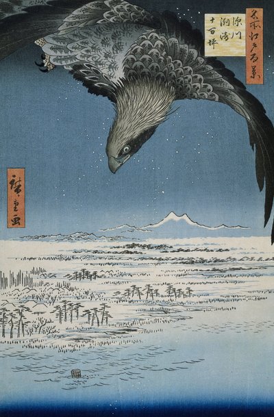 Die Jumantsubo-Ebene in Susaki bei Fukagawa von Utagawa Hiroshige