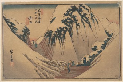 Station Wada von Utagawa Hiroshige