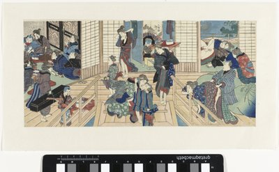 Szenen in einem Bordell von Utagawa Kunisada (I)