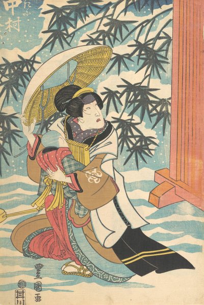 Druck von Utagawa Kunisada