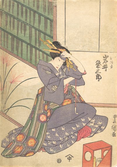 Druck, 19. Jahrhundert von Utagawa Kunisada