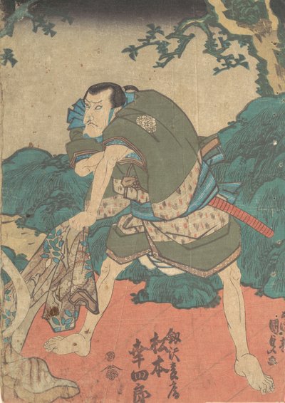 Druck, 19. Jahrhundert von Utagawa Kunisada